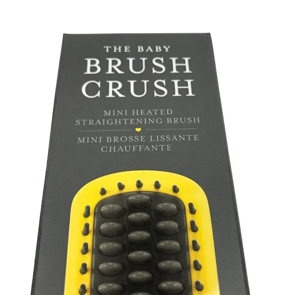 Drybar The Baby Brush Crush Heated Straightening Brush Travel Hair Straightener - Picture 5 of 10